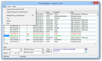 Proxy Magnet screenshot 2