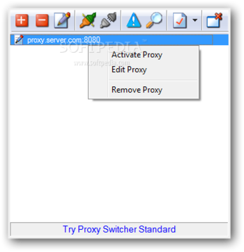 Proxy Switcher Lite screenshot