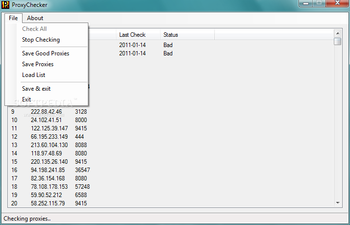 ProxyChecker screenshot 2