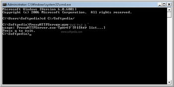 ProxyHTTPServer screenshot