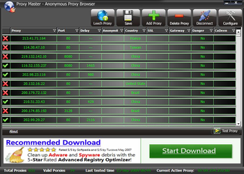 ProxyMaster screenshot