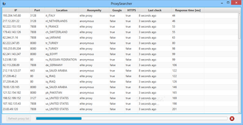 ProxySearcher screenshot