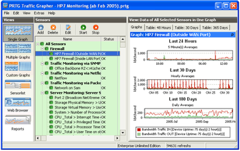 PRTG - Paessler Router Traffic Grapher screenshot