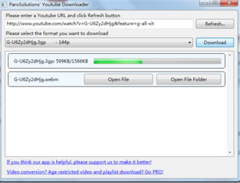 PS Youtube Downloader screenshot