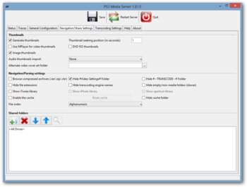 PS3 Media Server screenshot 3