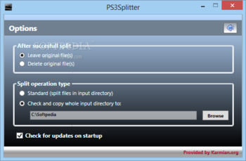 PS3Splitter screenshot 2