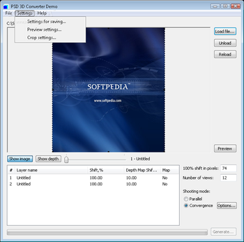 PSD 3D Converter screenshot 3