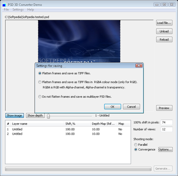 PSD 3D Converter screenshot 4