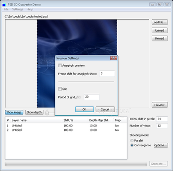 PSD 3D Converter screenshot 5
