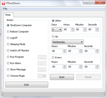 PShutDown Portable screenshot