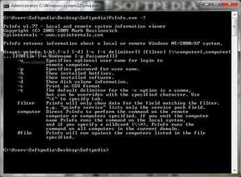 PsInfo screenshot