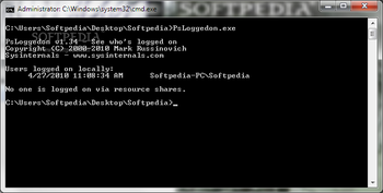 PsLoggedOn screenshot