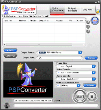 PSP Converter screenshot