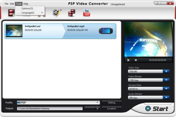 PSP Video Converter screenshot 5