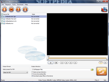 PSP Video Converter screenshot