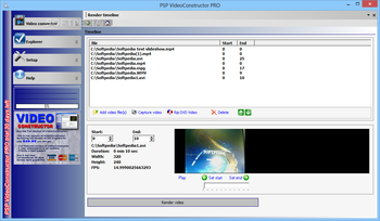 PSP VideoConstructor PRO screenshot 2