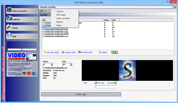 PSP VideoConstructor PRO screenshot 3