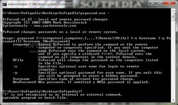PsPasswd screenshot