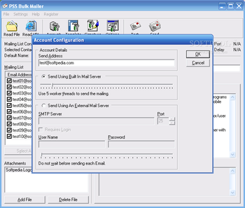 PSS Bulk Mailer screenshot 3
