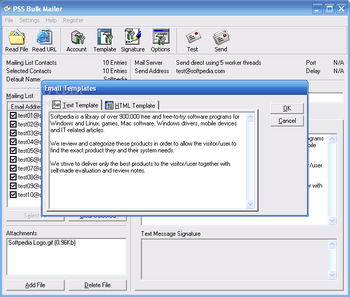 PSS Bulk Mailer screenshot 4