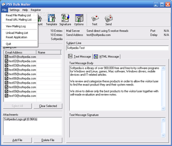 PSS Bulk Mailer screenshot 6