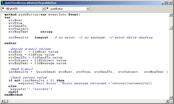 psSendMail screenshot 2