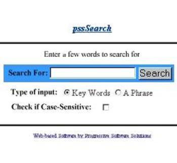 pssSearch screenshot