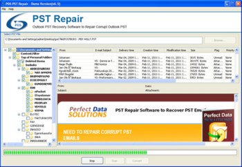 PST File Recovery Tool screenshot 2