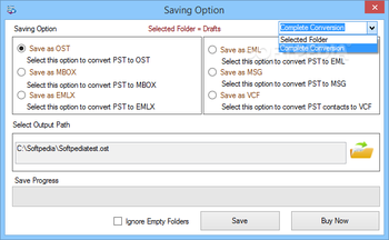 PST Mailbox Converter screenshot 3