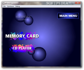 pSX Emulator screenshot