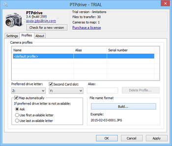 PTPdrive screenshot 3