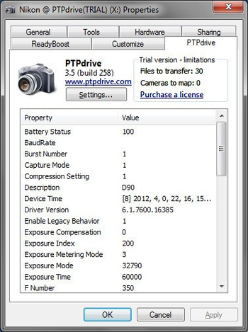 PTPdrive screenshot 6
