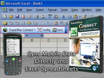 PTS TracerPlus Connect for Excel screenshot