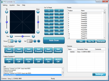 PTZ Controller screenshot 2