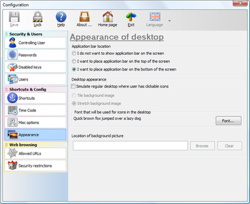 Public Kiosk Software screenshot