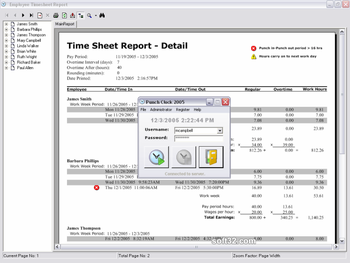 Punch Clock 2005 screenshot 3