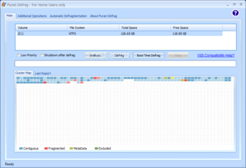 Puran Defrag screenshot