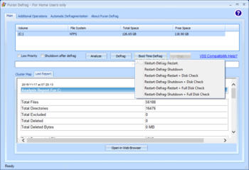 Puran Defrag screenshot 2