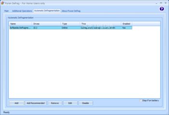 Puran Defrag screenshot 4