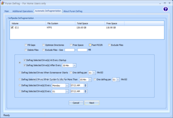 Puran Defrag screenshot 6