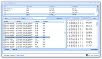 Puran File Recovery screenshot