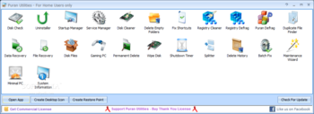 Puran Utilities screenshot