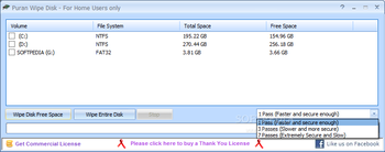 Puran Wipe Disk screenshot