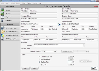 Purchase Order Forms screenshot 2