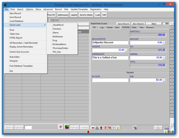 Purchase Order Organizer Pro screenshot 4