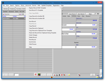 Purchase Order Organizer Pro screenshot 6