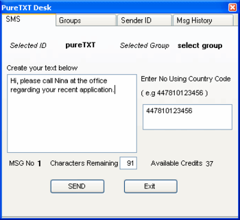 PureTXT screenshot