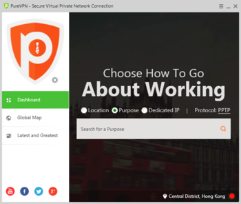 PureVPN Windows VPN Software screenshot 5