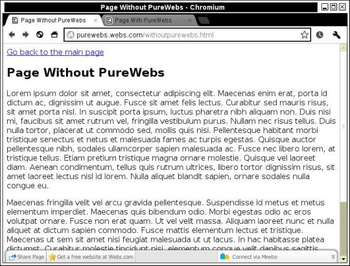 PureWebs screenshot 2