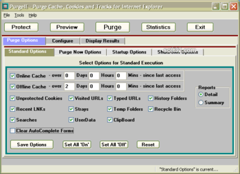 PurgeIE screenshot 2